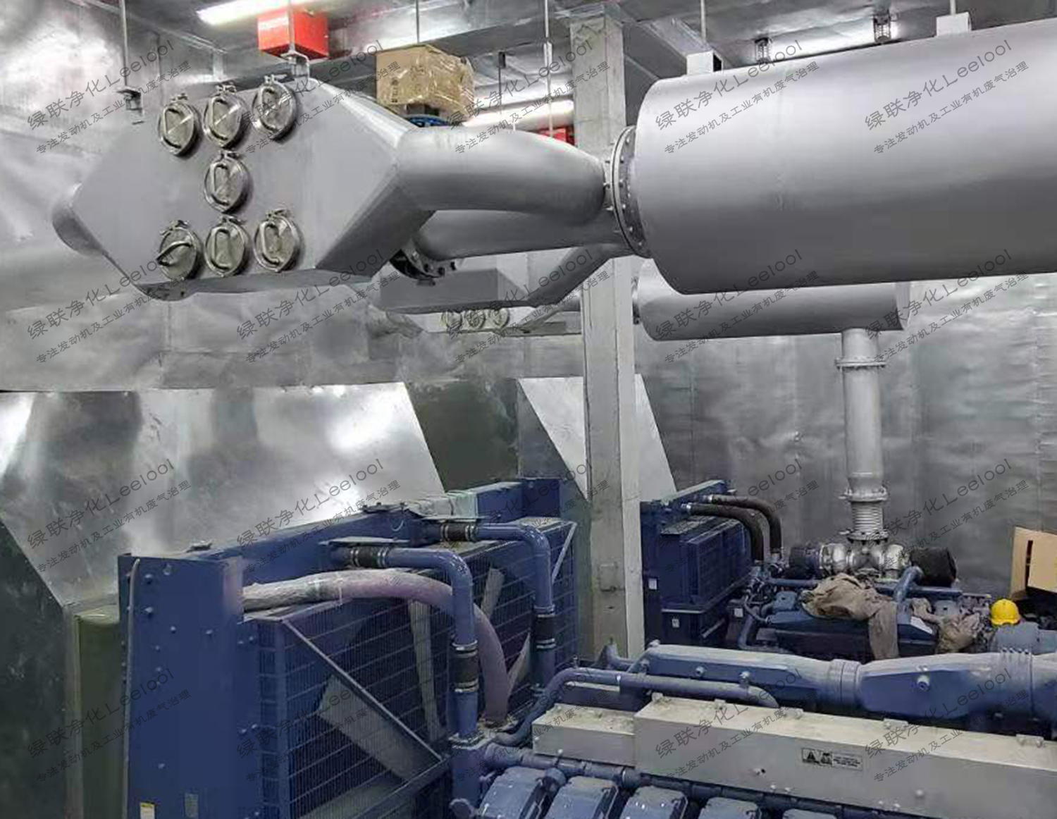 港資廠房備用發(fā)電機(jī)組尾氣凈化器