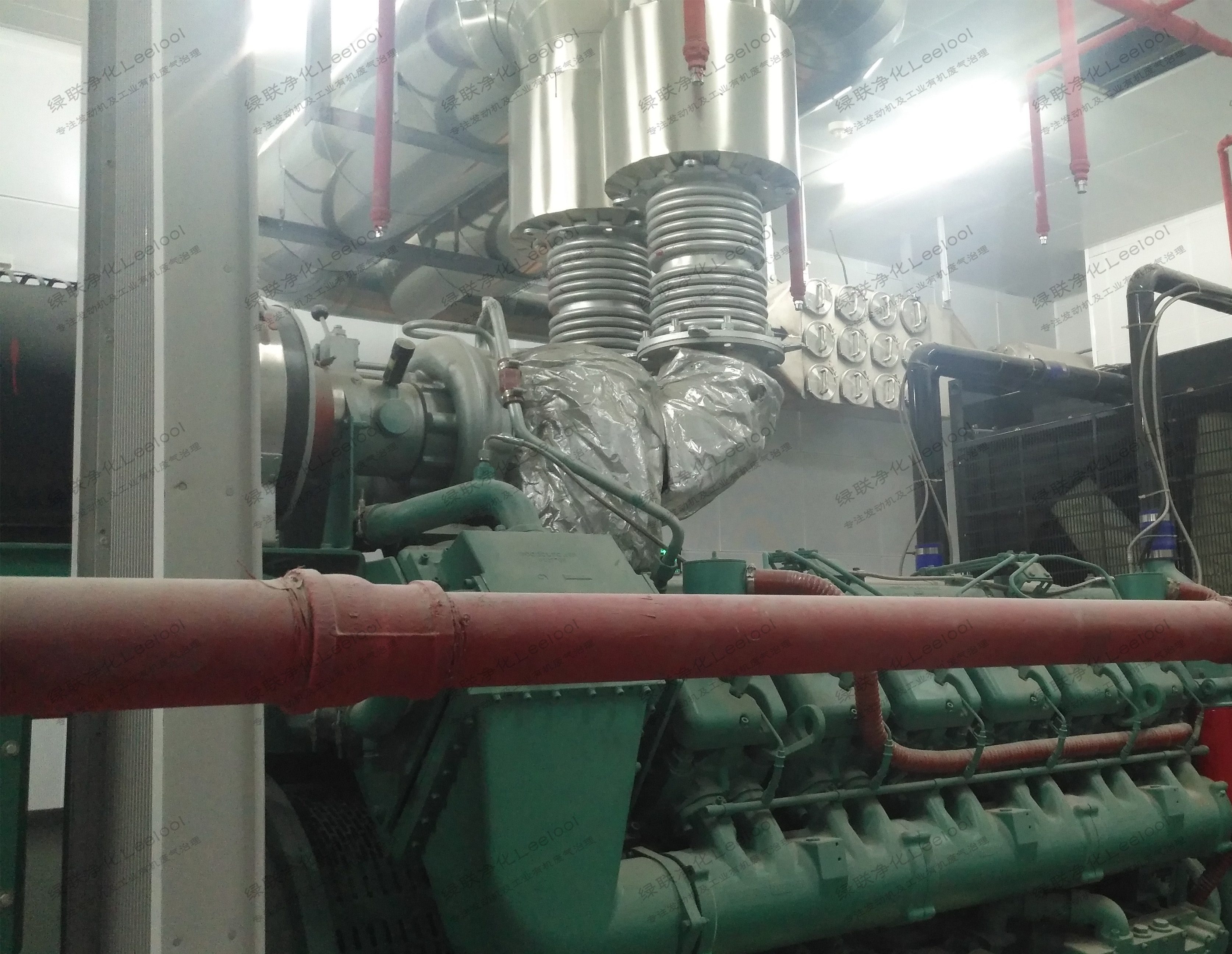 康明斯柴油發(fā)電機(jī)組尾氣黑煙凈化器