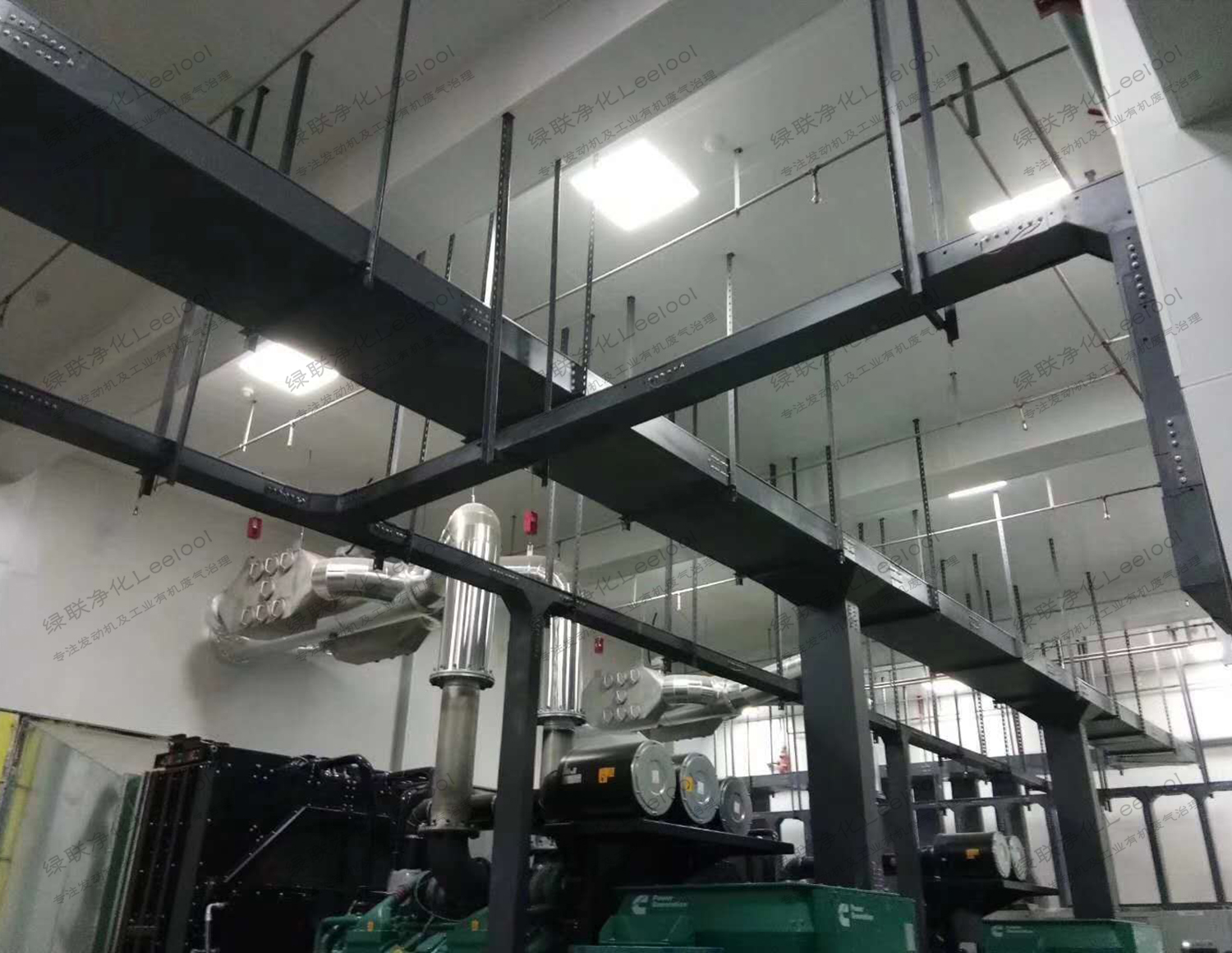 房地產備用柴油發電機組尾氣黑煙治理