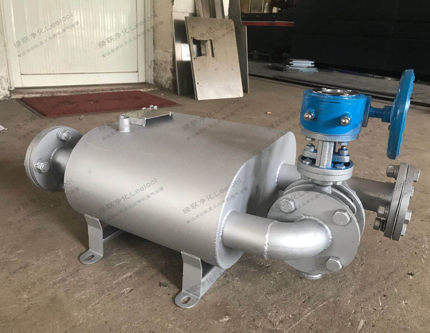 小功率柴油發電機尾氣通用型黑煙凈化器