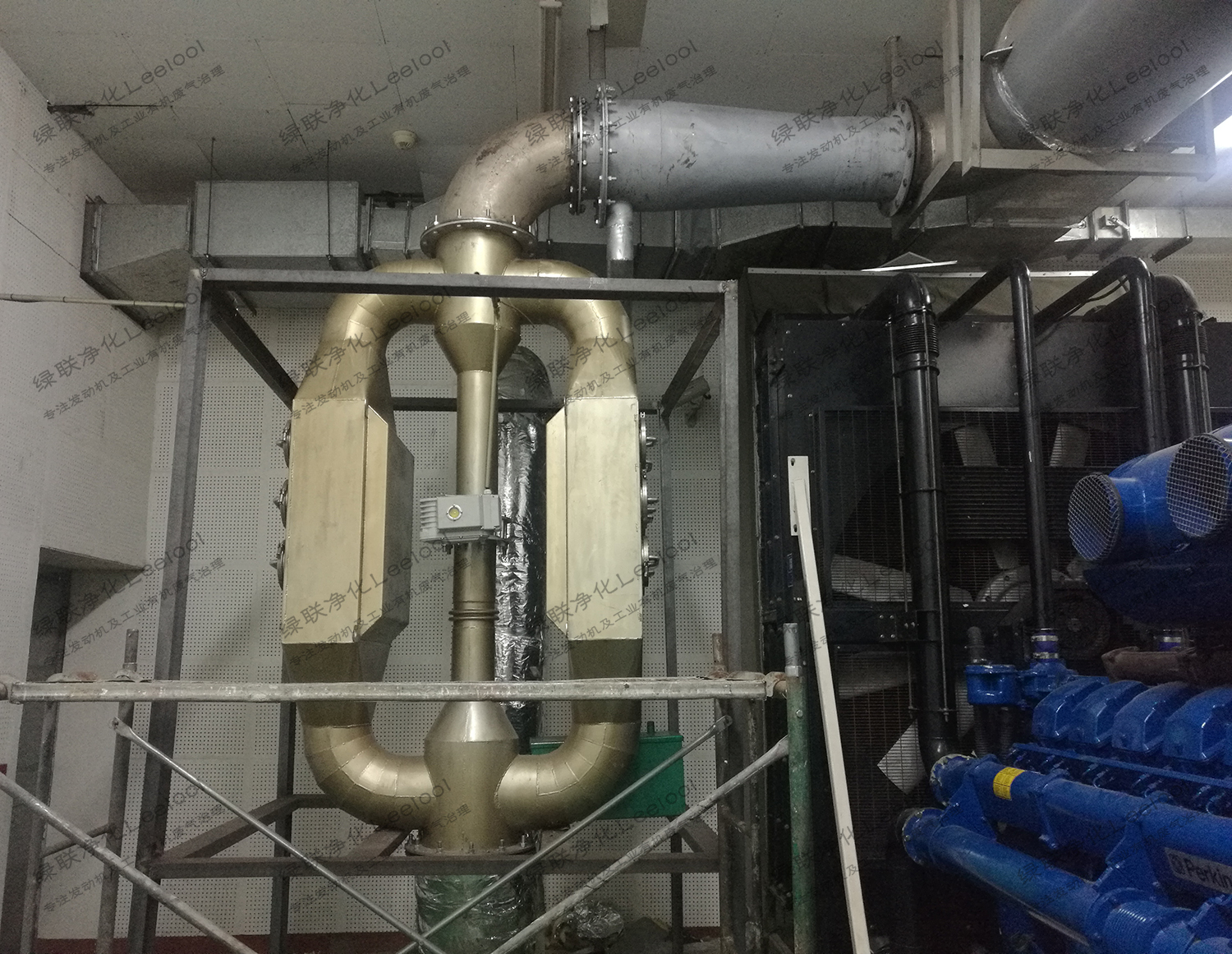 通用型發(fā)電機(jī)尾氣黑煙凈化器非陶瓷金屬濾芯