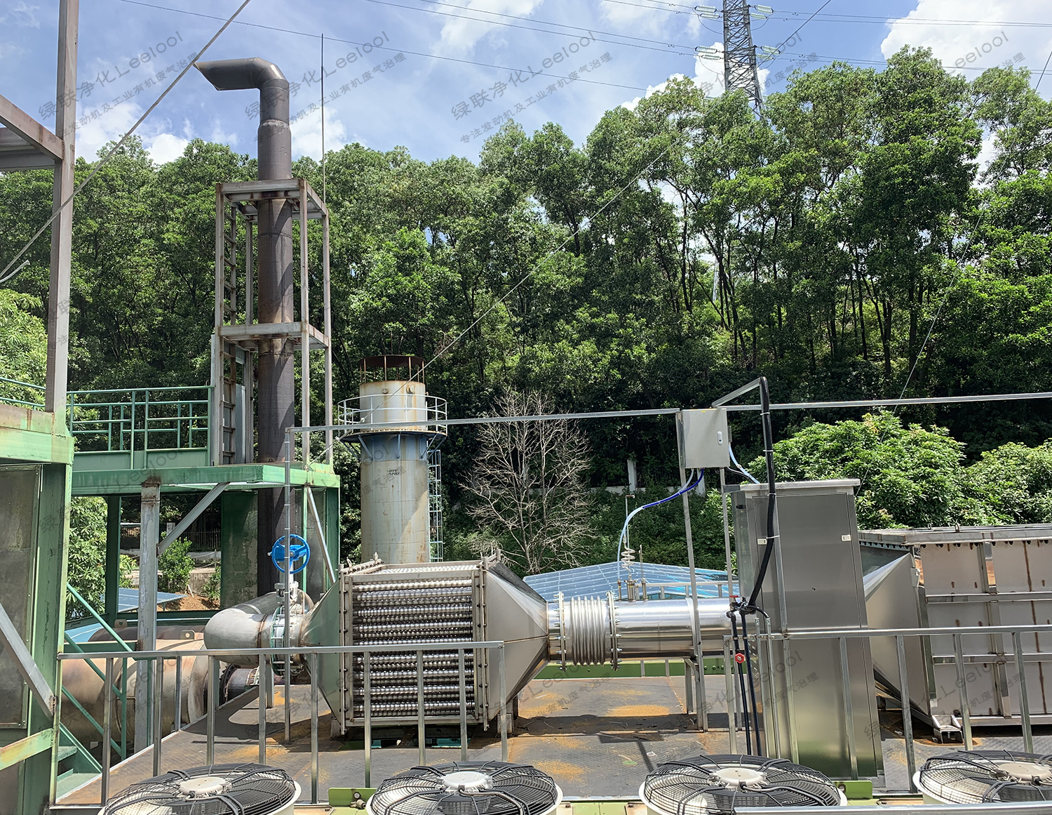 沼氣發(fā)電機(jī)尾氣氮氧化物多合一SCR脫硝治理