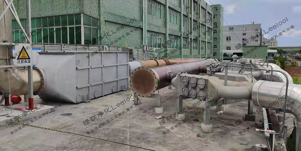 備用柴油發電機組黑煙及氮氧化物綜合治理項目現場