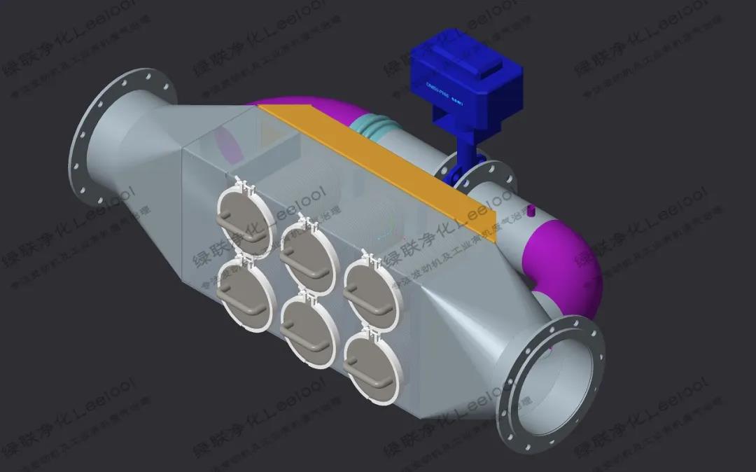 綠聯凈化黑煙凈化器結構