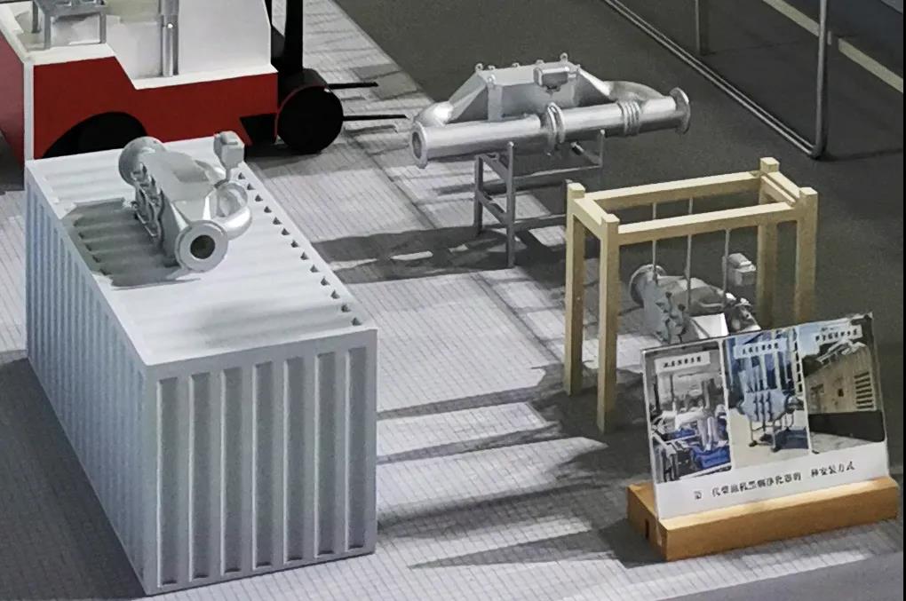 綠聯凈化沙盤模型圖