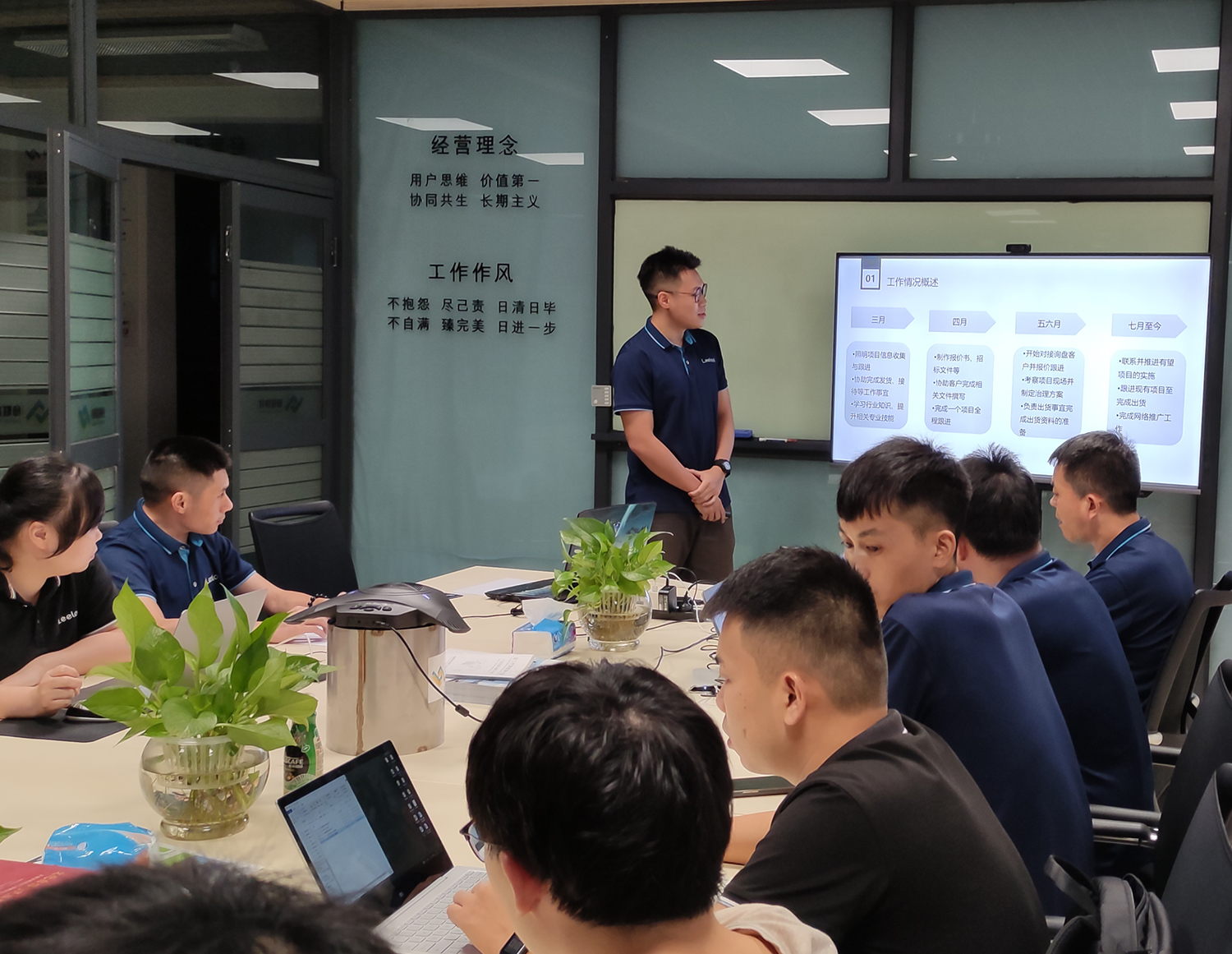 銷售業(yè)務(wù)部伙伴匯報